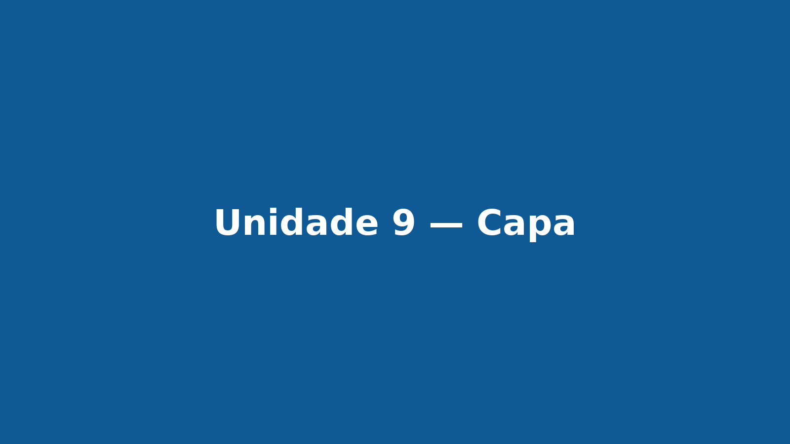 Unidade 9 — fachada
